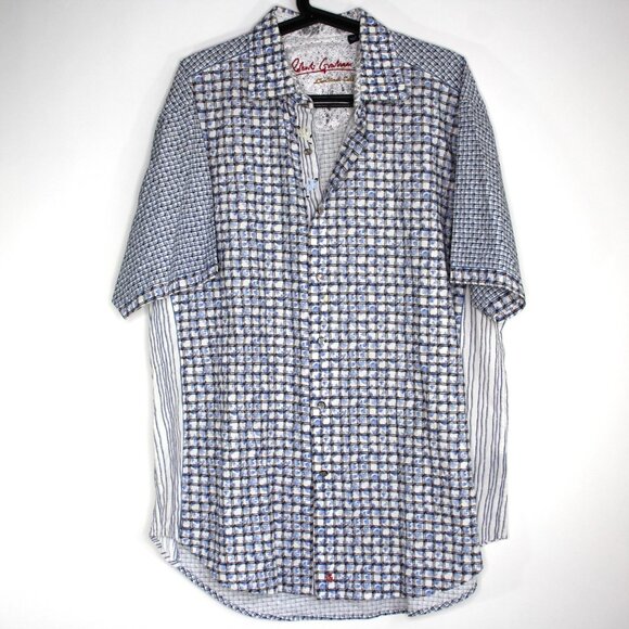 Robert Graham Mens XL Limited Edition Embroidered Button Up Shirt RARE B1082 - Picture 2 of 10